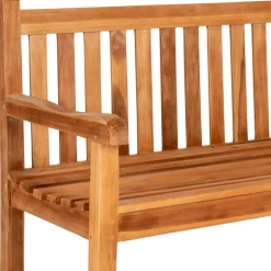 Wohnen Sitzbank<Gartenbank aus Teak Massivholz geölt - Stamfort