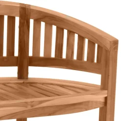 Wohnen Sitzbank<Gartenbank in halbrundem Design - Klahuma