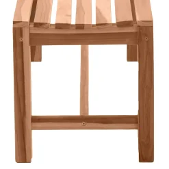 Wohnen Sitzbank<Gartenbank ohne Rückenlehne aus Teak Massivholz - Klahuma