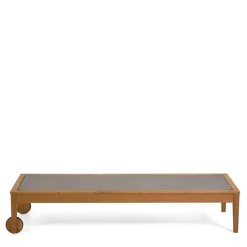 Wohnen Sofas<Gartenliege auf Rollen aus Eukalyptusholz - Promo