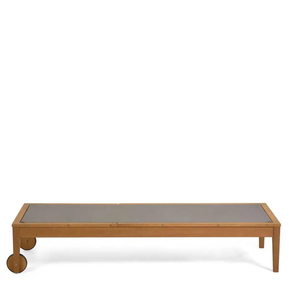 Wohnen Sofas<Gartenliege auf Rollen aus Eukalyptusholz - Promo