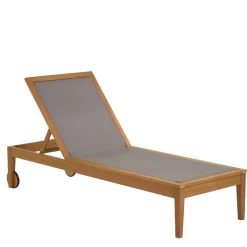 Wohnen Sofas<Gartenliege auf Rollen aus Eukalyptusholz - Promo