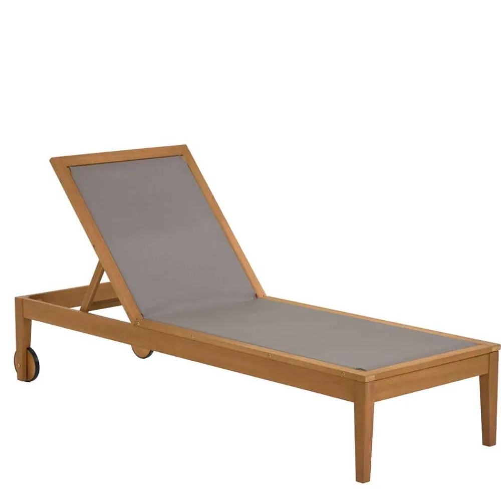 Wohnen Sofas<Gartenliege auf Rollen aus Eukalyptusholz - Promo