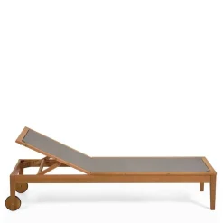 Wohnen Sofas<Gartenliege auf Rollen aus Eukalyptusholz - Promo