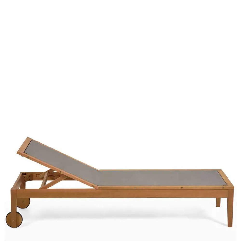 Wohnen Sofas<Gartenliege auf Rollen aus Eukalyptusholz - Promo