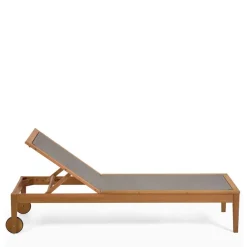 Wohnen Sofas<Gartenliege auf Rollen aus Eukalyptusholz - Promo