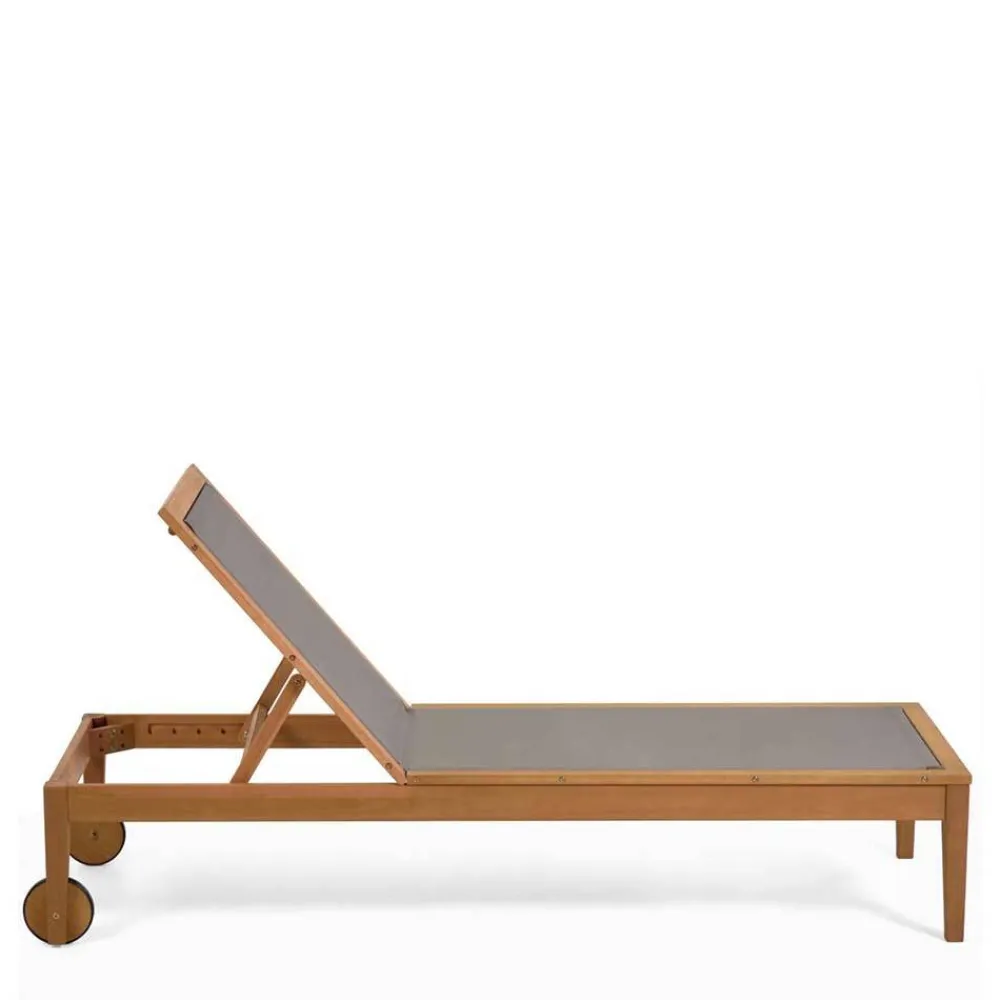 Wohnen Sofas<Gartenliege auf Rollen aus Eukalyptusholz - Promo