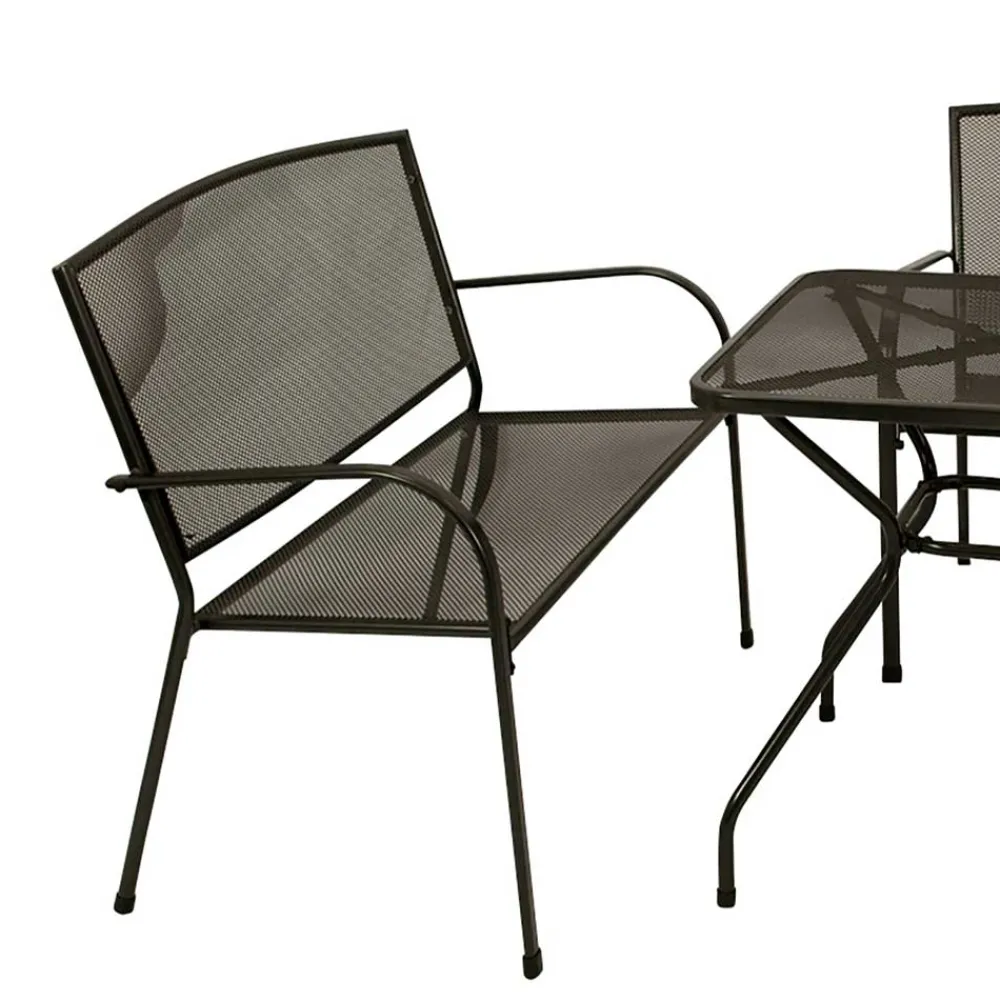 Wohnen Sitzgruppe<Gartenmöbel Set mit Bank - Calisian (vierteilig)