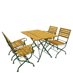 Wohnen Sitzgruppe<Gartensitzgruppe im Biergarten Style - Vivenda (fünfteilig)