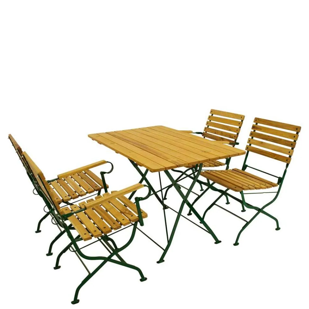 Wohnen Sitzgruppe<Gartensitzgruppe im Biergarten Style - Vivenda (fünfteilig)