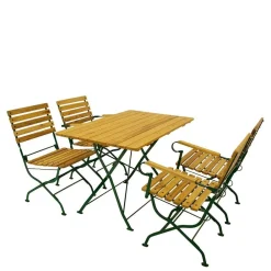 Wohnen Sitzgruppe<Gartensitzgruppe im Biergarten Style - Vivenda (fünfteilig)