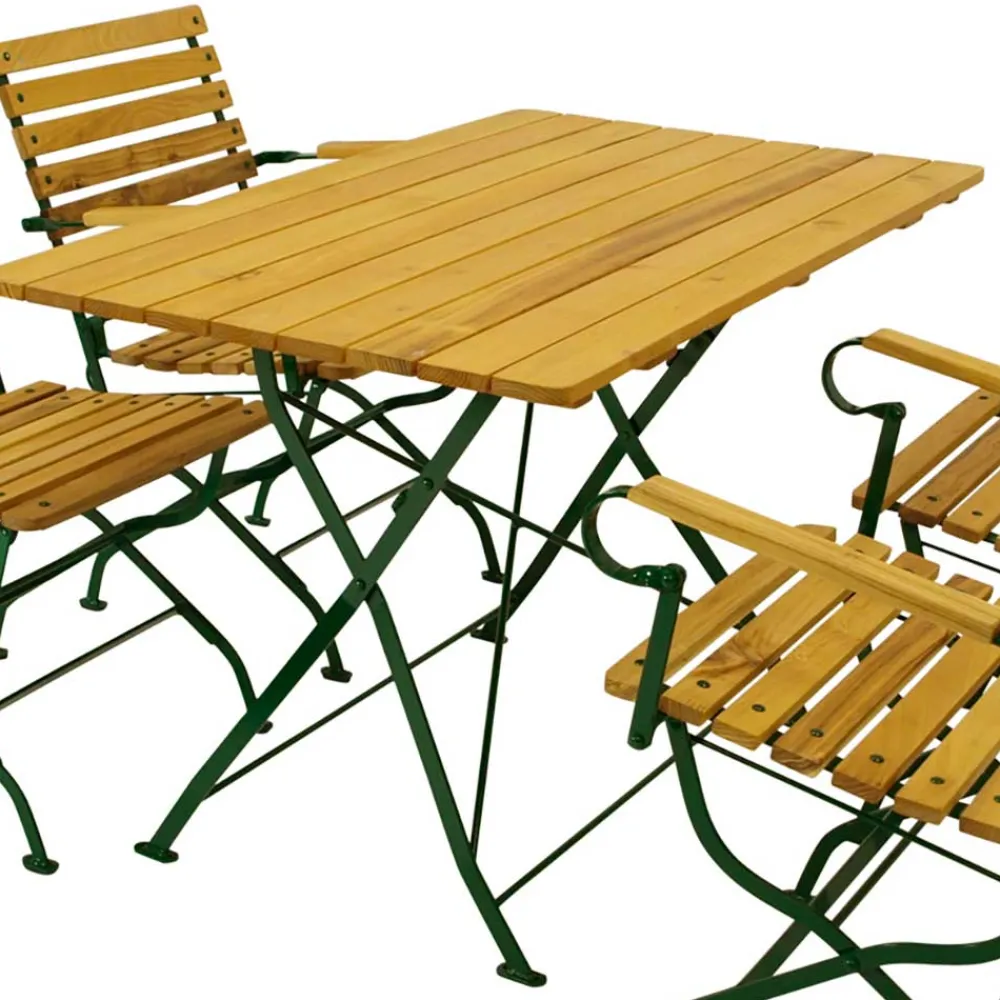 Wohnen Sitzgruppe<Gartensitzgruppe im Biergarten Style - Vivenda (fünfteilig)