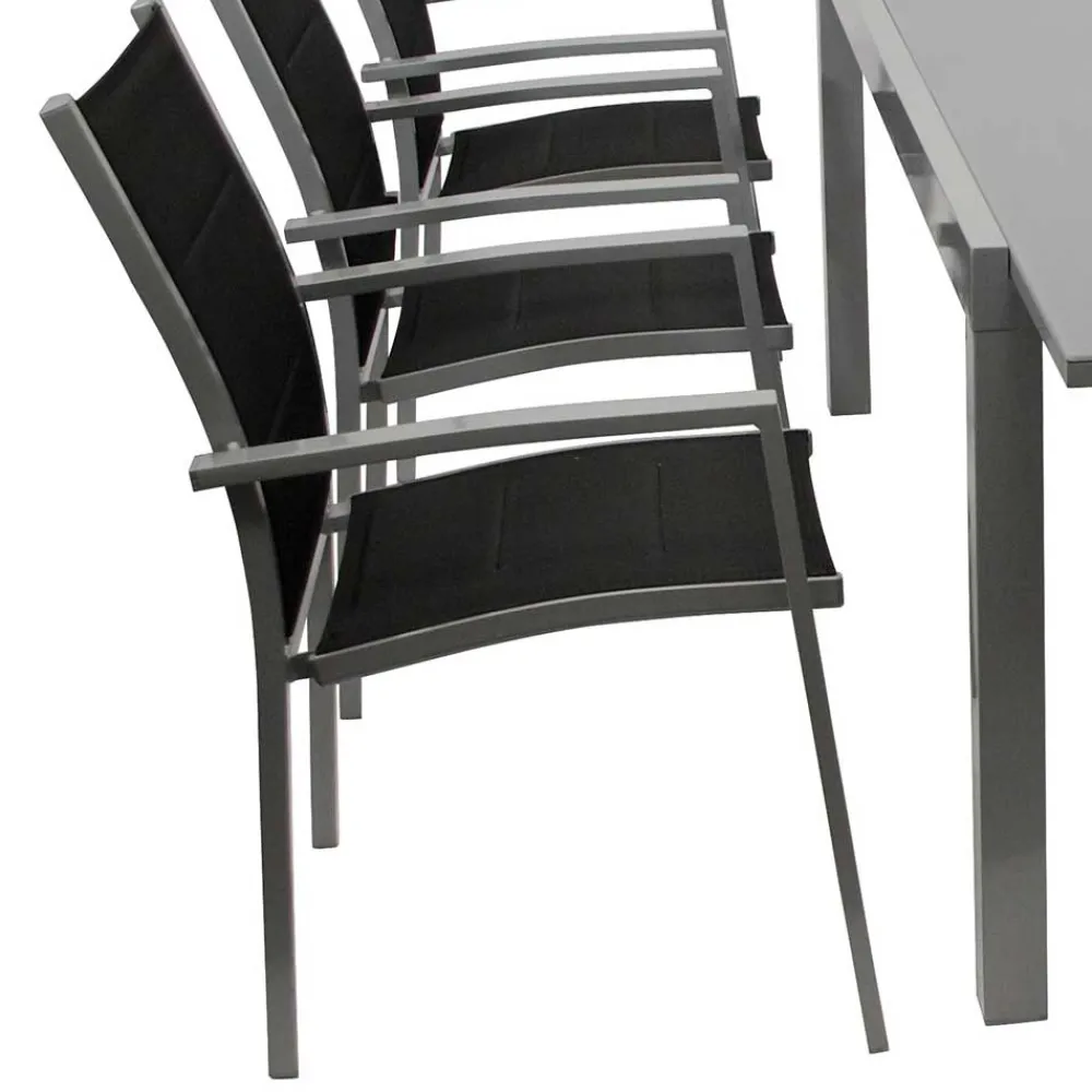 Wohnen Sitzgruppe<Gartensitzgruppe mit sechs Sitzplätzen - Capo (siebenteilig)