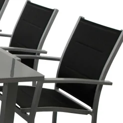 Wohnen Sitzgruppe<Gartensitzgruppe mit sechs Sitzplätzen - Capo (siebenteilig)