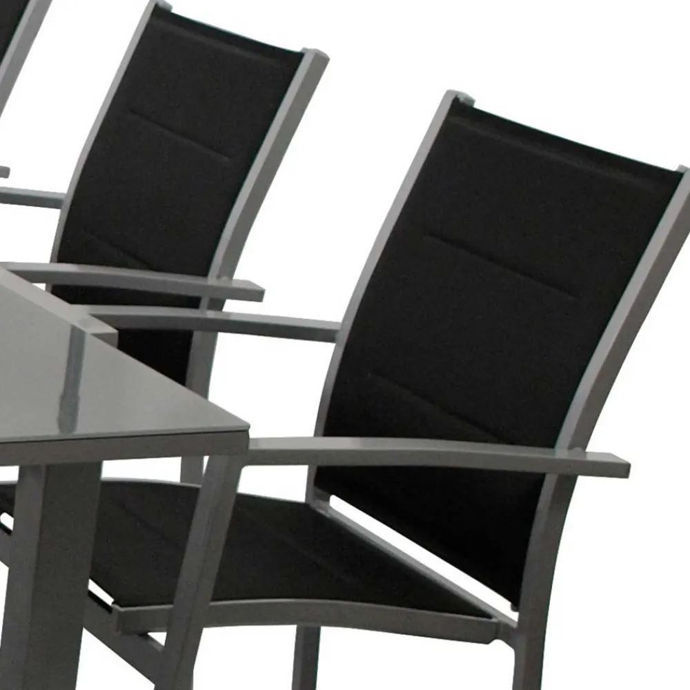 Wohnen Sitzgruppe<Gartensitzgruppe mit sechs Sitzplätzen - Capo (siebenteilig)