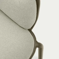 Wohnen Sofas<Gartensofa in Graugrün aus Metall - Ocna