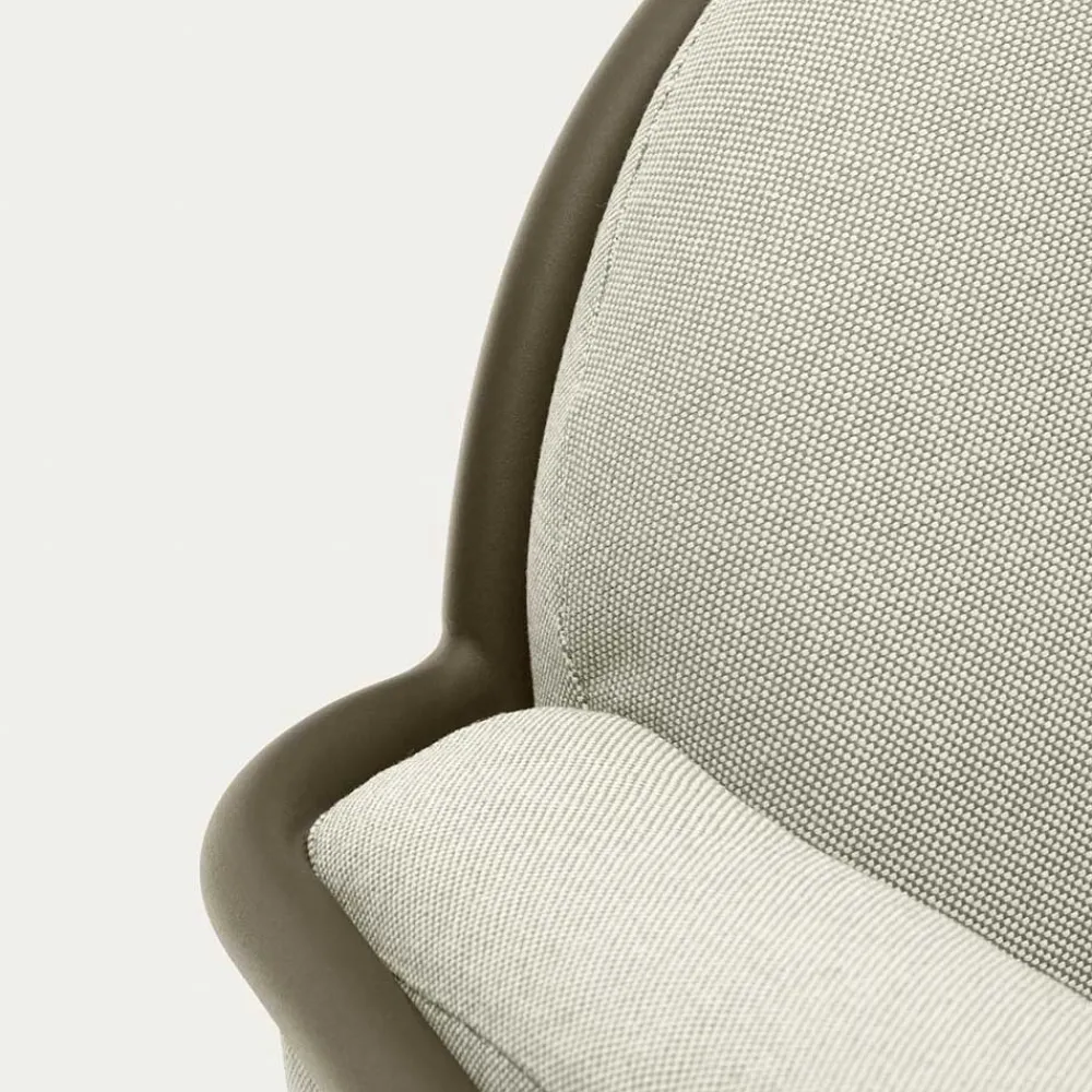 Wohnen Sofas<Gartensofa in Graugrün aus Metall - Ocna