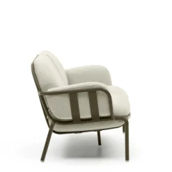 Wohnen Sofas<Gartensofa in Graugrün aus Metall - Ocna