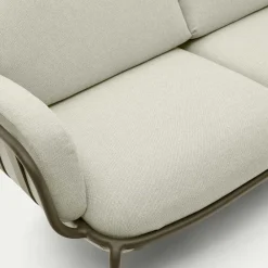 Wohnen Sofas<Gartensofa in Graugrün aus Metall - Ocna