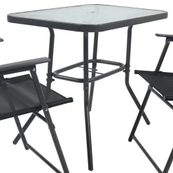 Wohnen Sitzgruppe<Gartentisch & Klappstuhl Duo Set - Alcamo (dreiteilig)