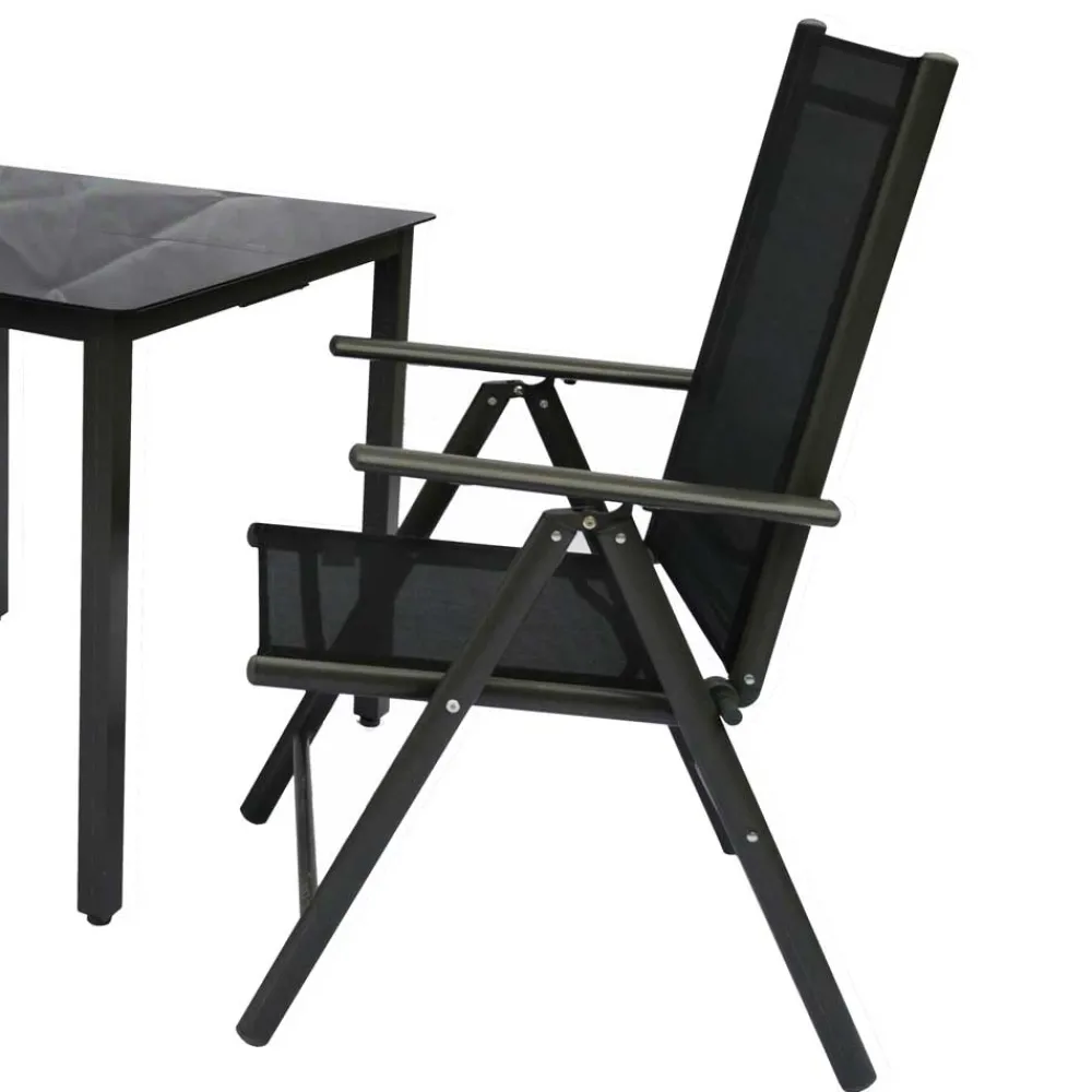 Wohnen Sitzgruppe<Gartentisch & zwei Stühle Set - Neluna (dreiteilig)