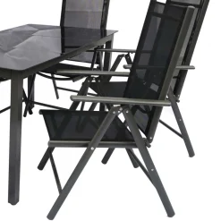 Wohnen Sitzgruppe<Gartentisch Gruppe in modernem Design - Everest (siebenteilig)