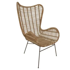 Wohnen Sessel|Stühle<Geflecht Rattansessel in Naturfarben - Surin