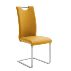 Wohnen Sessel|Stühle<Gelbe Stühle für Esszimmer Carismata als Freischwinger (4er Set)