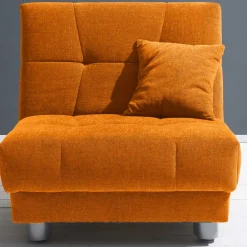 Wohnen Sofas<Gelber Schlafsessel mit Flachgewebe Bezug - Babsy