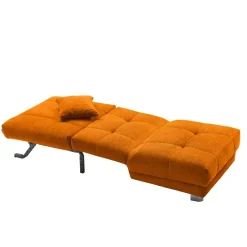 Wohnen Sofas<Gelber Schlafsessel mit Flachgewebe Bezug - Babsy