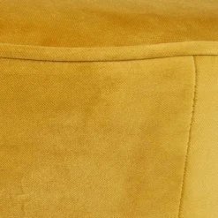 Wohnen Sofas<Gelbes Samt Sofa Mid Century Ramia mit Holzbeinen in Schwarz