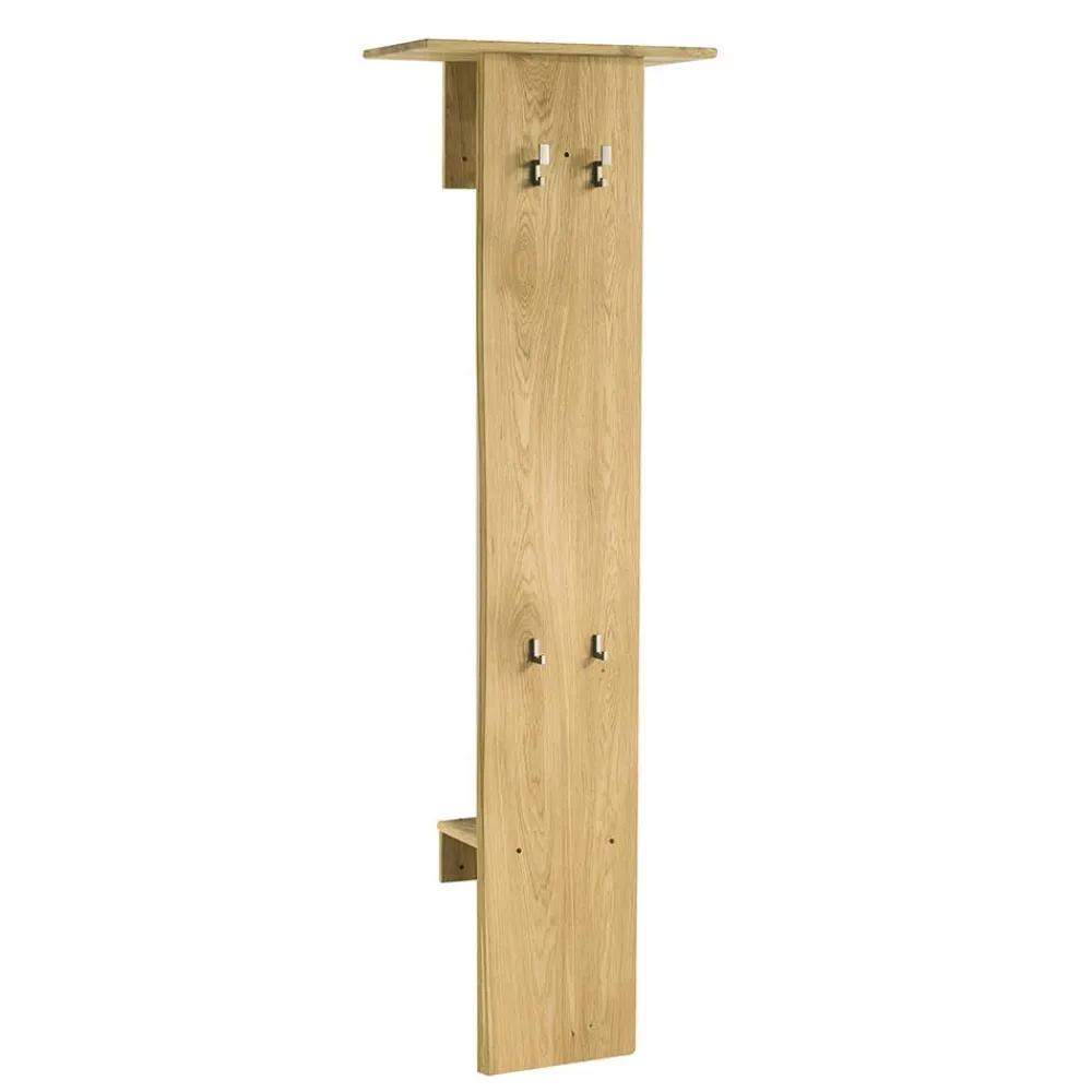 Wohnen Garderoben<Geölte Holzgarderobe aus Eiche massiv - Avidora
