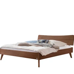 Wohnen Betten<Geöltes Bett in Braun Nussbaumholz - Rovigo