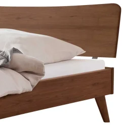 Wohnen Betten<Geöltes Bett in Braun Nussbaumholz - Rovigo