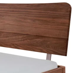Wohnen Betten<Geöltes Bett in Braun Nussbaumholz - Rovigo