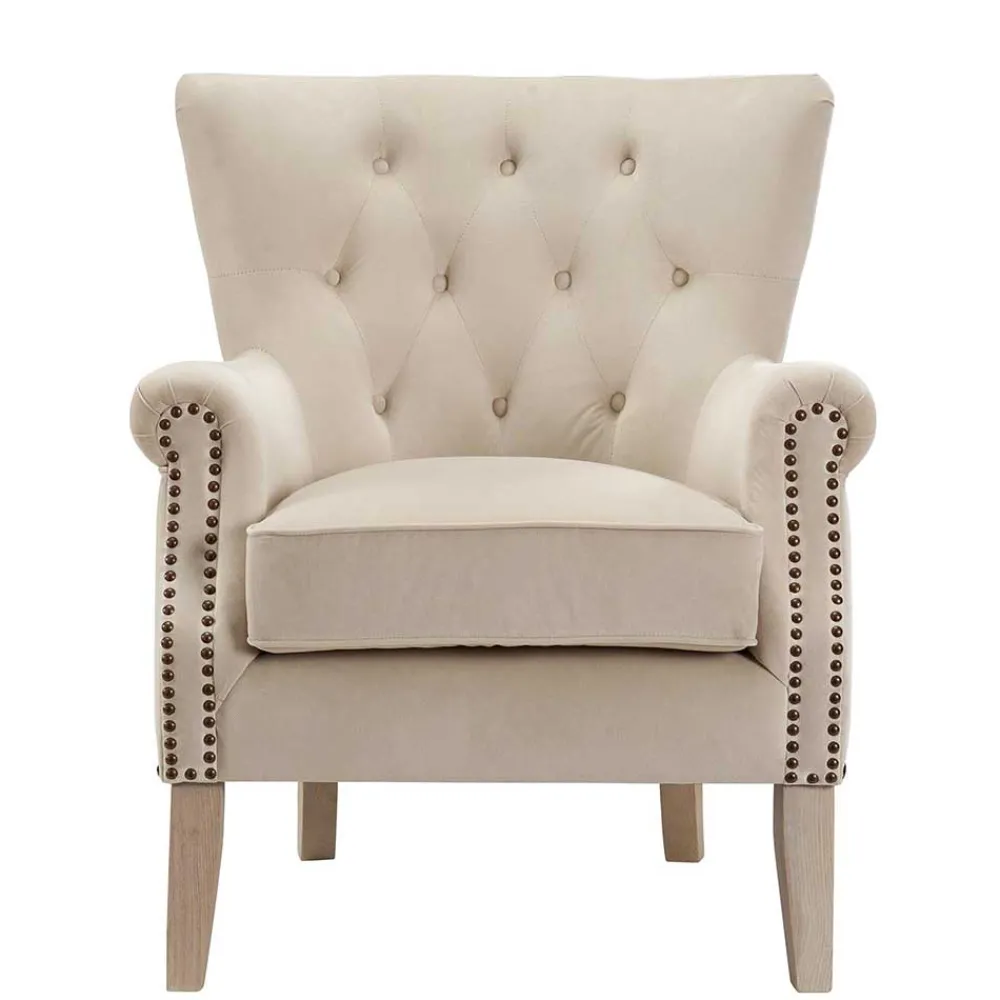 Wohnen Sessel<Gemütlicher Polstersessel in Beige - Halolas