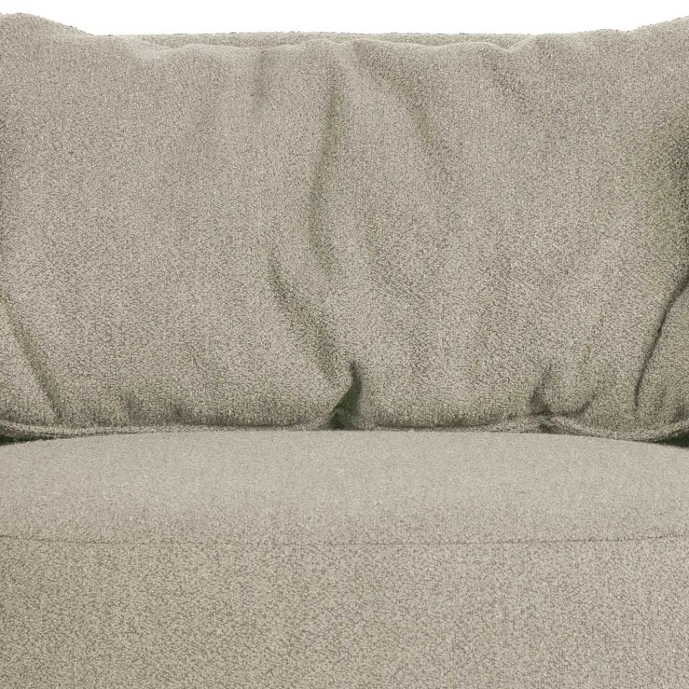 Wohnen Sessel<Gemütlicher Polstersessel in Beige Boucle - Capella