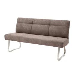 Wohnen Sitzbank<Gepolsterte Bank in Beige Microfaser - Anguro