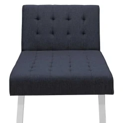 Wohnen Sofas<Gepolsterte Liege in Dunkelblau Stoff - Exmadura