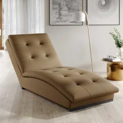 Wohnen Sofas<Gepolsterte Relaxliege in Beige - Senade