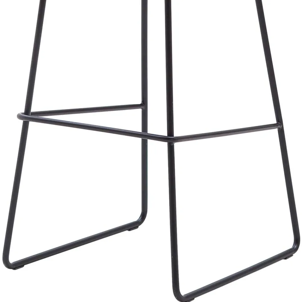 Wohnen Hocker<Gepolsterter Barstuhl aus Chenille - Amelie (2er Set)