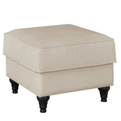 Wohnen Hocker<Gepolsterter Hocker im Vintage Landhaus Look - Merandes