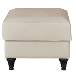 Wohnen Hocker<Gepolsterter Hocker im Vintage Landhaus Look - Merandes