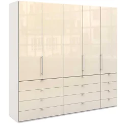 Wohnen Kleiderschränke|Schränke<Geräumiger Kleiderschrank mit vielen Schubladen - Zidarie