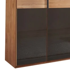 Wohnen Kleiderschränke|Schränke<Glasfront-Kleiderschrank mit fünf Türen - Hung