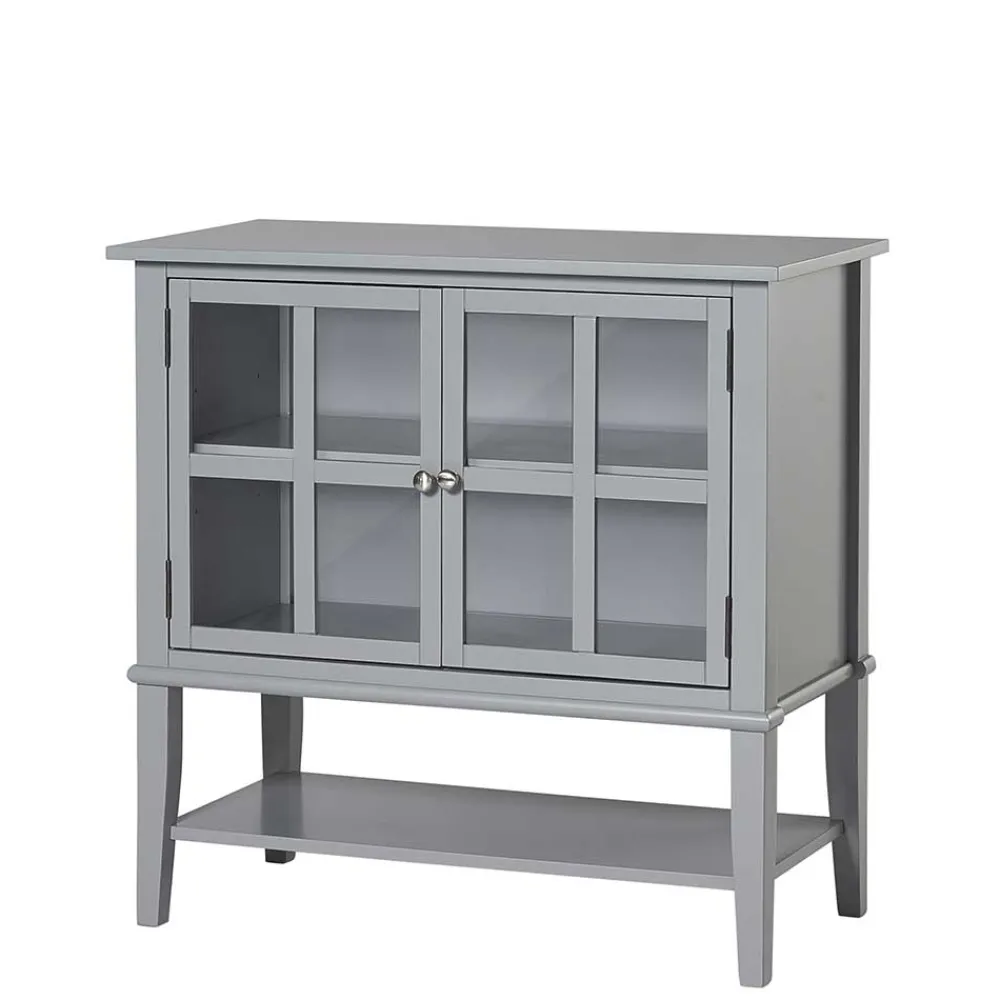 Wohnen Vitrinen<Glastüren-Schrank im Vintage Look - Radius