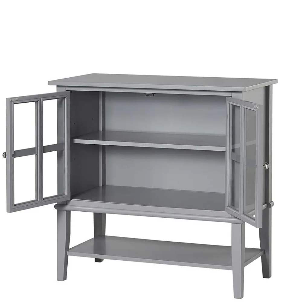 Wohnen Vitrinen<Glastüren-Schrank im Vintage Look - Radius