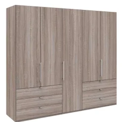 Wohnen Kleiderschränke|Schränke<Gleittüren-Kleiderschrank in Holz-Optik - Crenba