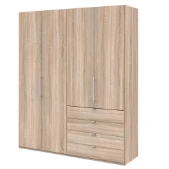 Wohnen Kleiderschränke<Gleittüren-Kleiderschrank mit vier Schubladen - Zayun