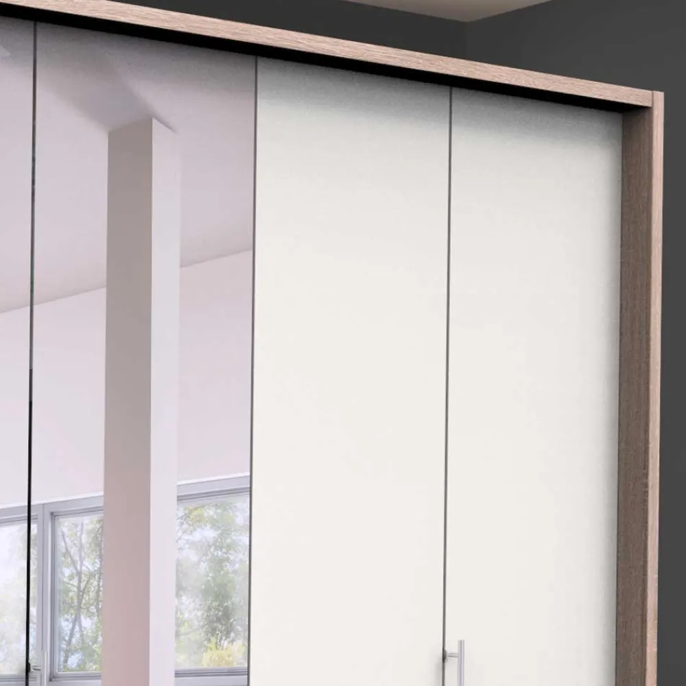 Wohnen Kleiderschränke<Gleittüren-Schlafzimmerschrank mit Spiegel - Vaclyn